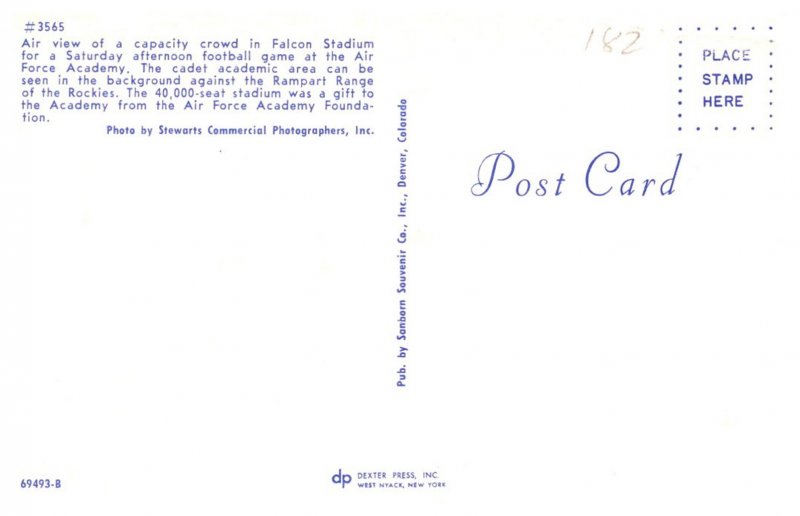 Colorado  Falcon Stadium , Aerial View