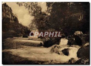 Postcard Modern Fontaine de Vaucluse Cascades