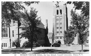 RPPC, NY New York  CORNELL UNIVERSITY Myron Taylor Hall~LAW SCHOOL 1949 Postcard