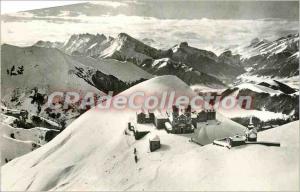 Postcard Old Pilgrimage N D Salette Winter landscape in the calm of height