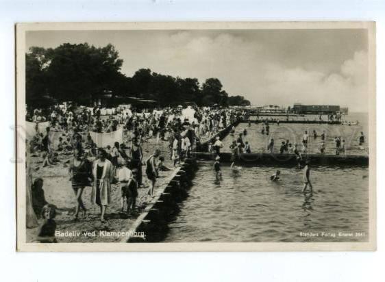 151623 Badeliv Bathing KLAMPENBORG Denmark Vintage PC