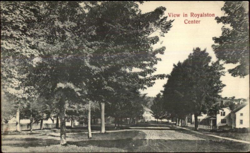 Royalston MA Street View c1910 Postcard