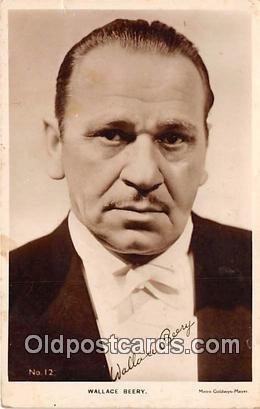 Wallace Beery Movie Actor / Actress Unused small tear top edge