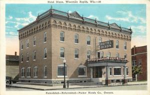 Vintage Postcard Hotel Dixon Wisconsin Rapids Parker Hotels CO.