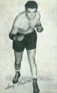 Joey Maxim Boxer, Boxing Unused 