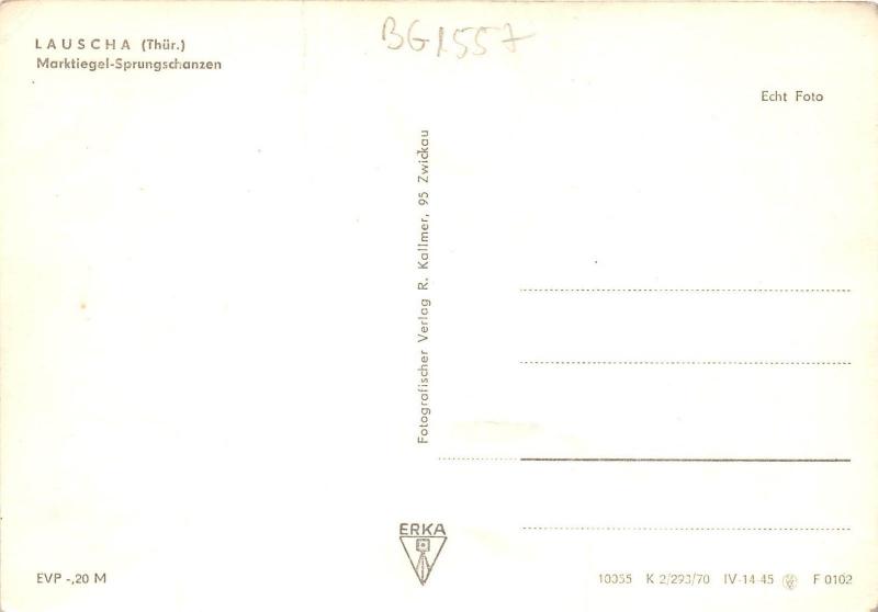 BG1557 lauscha thur merktiegel springschanzen  CPSM 14x9.5cm  germany