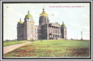 Iowa Des Moines State Capitol - [IA-039]