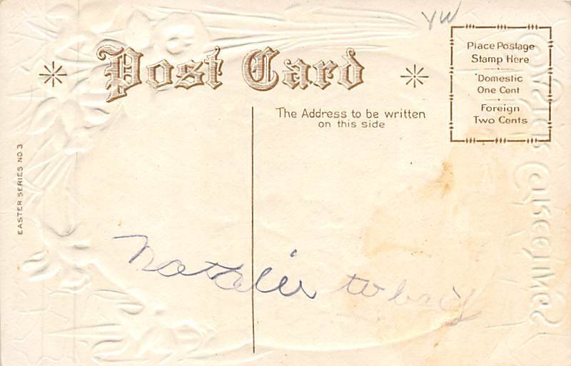 Easter Greeting Postcard