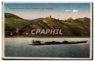 Postcard Ancient Ruins Kloster Bornhofen Liebenstein und Sternberg