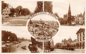 br109819 greetings from oxford real photo uk