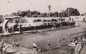 Port Elizabeth Swimming Baths St Georges Scottish RPC Sports Real Photo Postcard