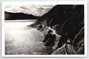 Lake Shore Drive California Coast RPPC Real Photo Postcard W30