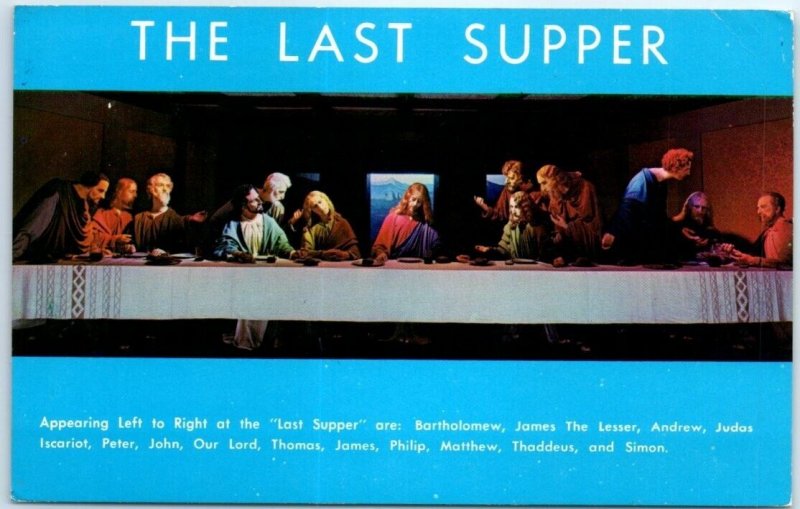 Postcard - The Last Supper, Christus Gardens - Gatlinburg, Tennessee