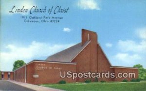 Linden Church of Christ - Columbus, Ohio OH Postcard