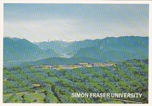 Canada Burnaby Simon Fraser University Aerial View