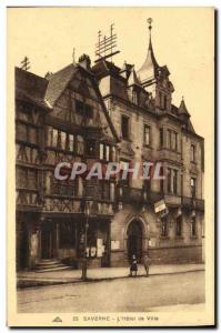 Old Postcard Saverne City Hotel