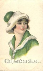 American Girl No. 93 Artist Signed Elsie Catherine Fidler, 1918 light crease ...
