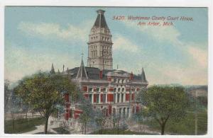 Court House Ann Arbor Michigan 1910s postcard