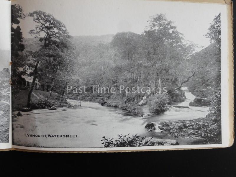 Devon LYNTON & LYNMOUTH 8 Image - Old Letter Card by E.T.W. Dennis