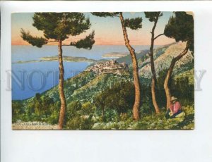 3173511 FRANCE EZE Route de la Cornicho Vintage postcard