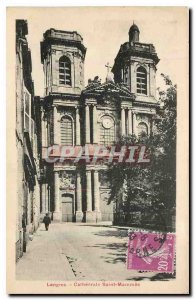 Postcard Old Langers Cathedrale Saint Mammes