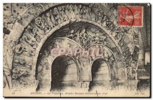 Old Postcard Angers Prefecture Arcades Romanes Discoveries in 1836