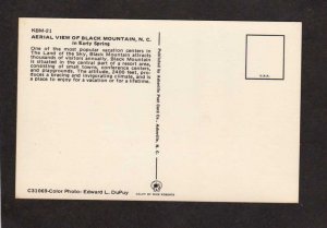 NC Aerial View Black Mountain North Carolina Postcard