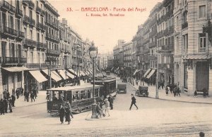 US6594 barcelona puerta del angel tram spain