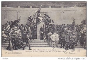 Les Etats-Unis D'Amerique, Pantheon De La Guerre, 1918, France