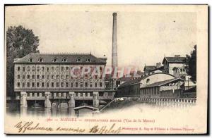 Old Postcard Noisiel Menier Chocolate Factory View of the Marne