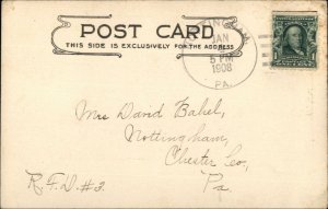 Calvert MD Brick Meeting House c1905 Postcard