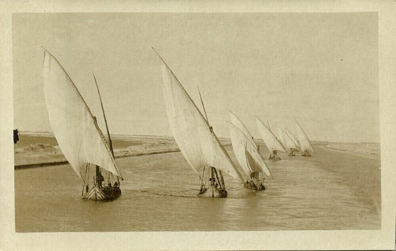 ceylon, COLOMBO, Sailing Boats (1910s) RPPC Postcard