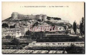 Old Postcard Villeneuve Avignon The Fort Saint-André