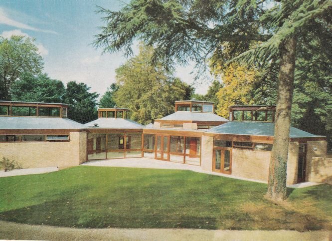 Denman College The New Building Abingdon Oxon Postcard