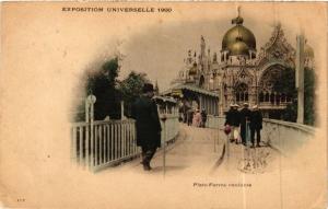 CPA PARIS EXPO 1900 - Plate-forme roulante. (307094)