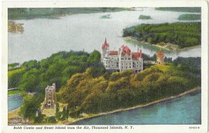Boldt Castle and Heart Island from the Air Thousands New York