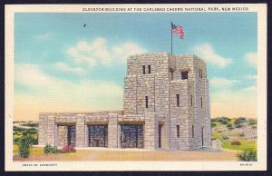 Elevator Bldg Carlsbad National Park New Mexico unused c1934