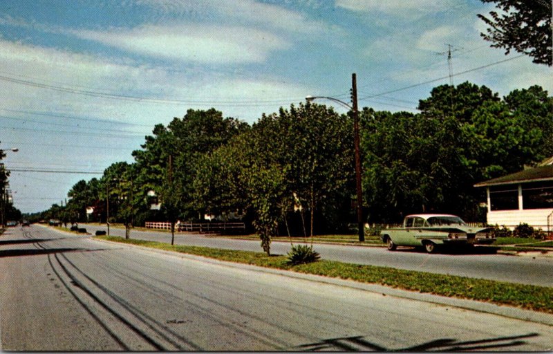 Delaware Rehoboth Beach Looking North Along Bayard Avenue