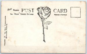 2 Postcards  RPPC  BALLARAT, VICTORIA Australia   BOTANICAL GARDENS Fernery