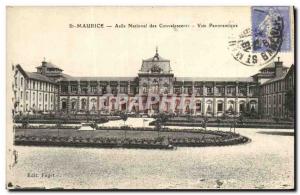 Old Postcard Saint Maurice National Asylum Convalescents Panoramic