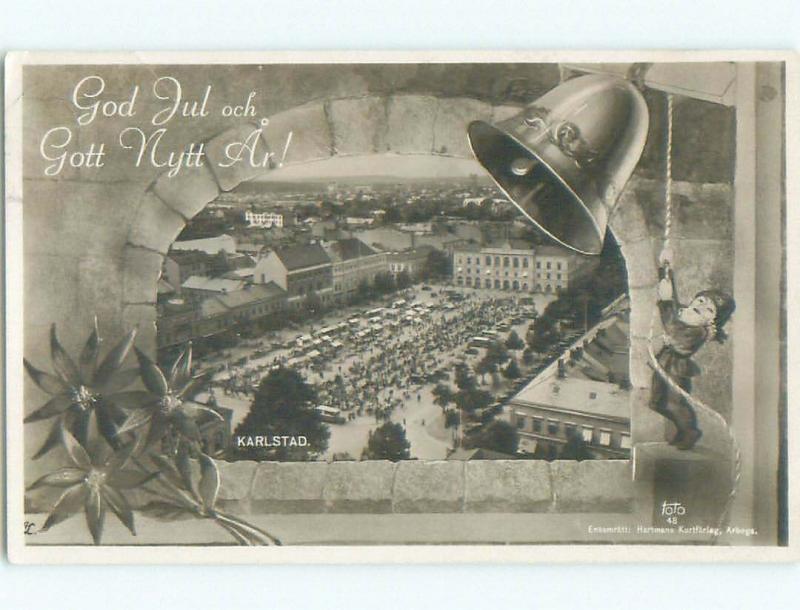 old rppc NICE VIEW Karlstad - Varmland Sweden i3352