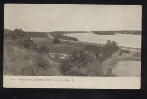 STERLING ILLINOIS ROCK RIVER RAILROAD TRACKS 1907 ILL. AN...