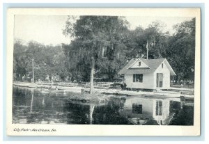 1940 Scene in City Park, New Orleans, Louisiana Vintage Postcard