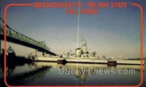 USS Mass. BB - Fall River, Massachusetts MA