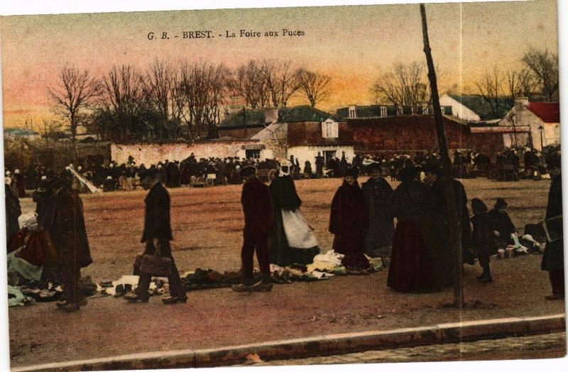 CPA AK BREST - La Foire aux Puces (193391)