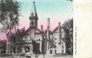 c1907 Printed Postcard; Drake University, Des Moines IA Polk County Unposted