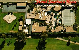 California Rancho MIrage Aerial View Frank Sinatra's Home