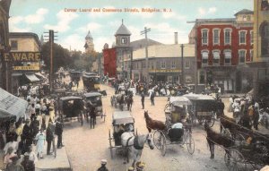 Bridgeton New Jersey Laurel and Commerce Street Scene Vintage Postcard AA46301