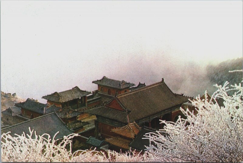 China Temple of Azure Cloud Bejing Vintage Postcard BS.27