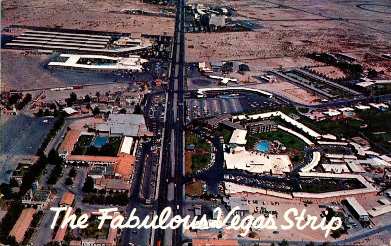 Nevada Las Vegas Aerial View Of The Strip